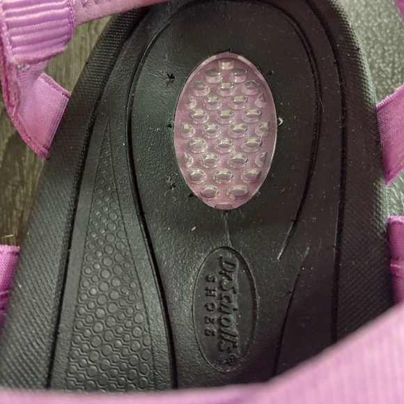 Dr Scholl's woman 10 sport sandals. Stretch Strappy. Next to new. Color Orchid - Picture 3 of 11